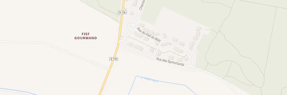 Plan du 3 Rue des Eprinchards à Benon