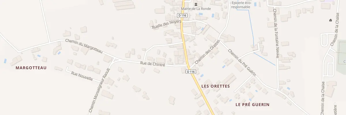 Plan du 2 Rue de Chintré à La Ronde