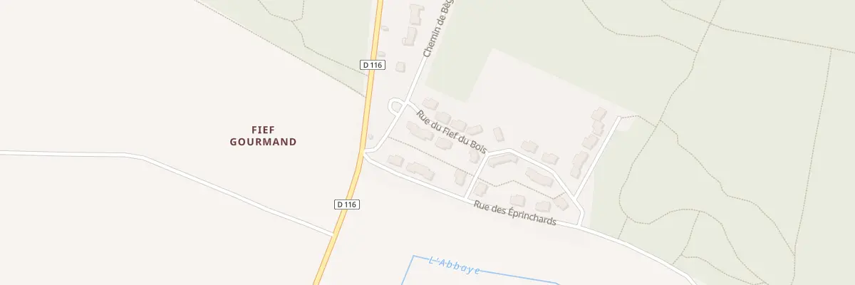 Plan du 4 Rue du Fief du Bois à Benon