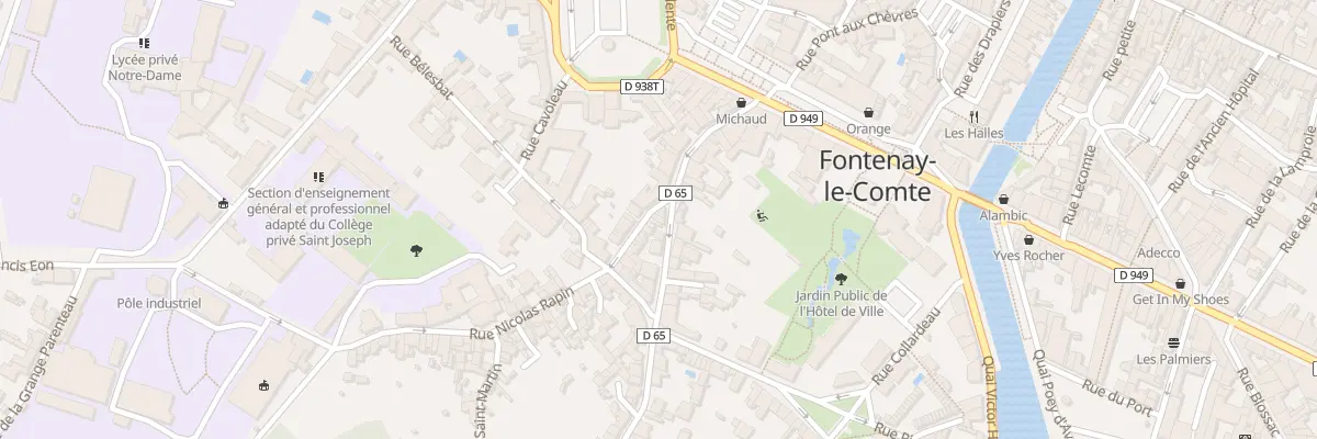 Plan du 18 Rue du puits saint-martin à Fontenay-le-Comte