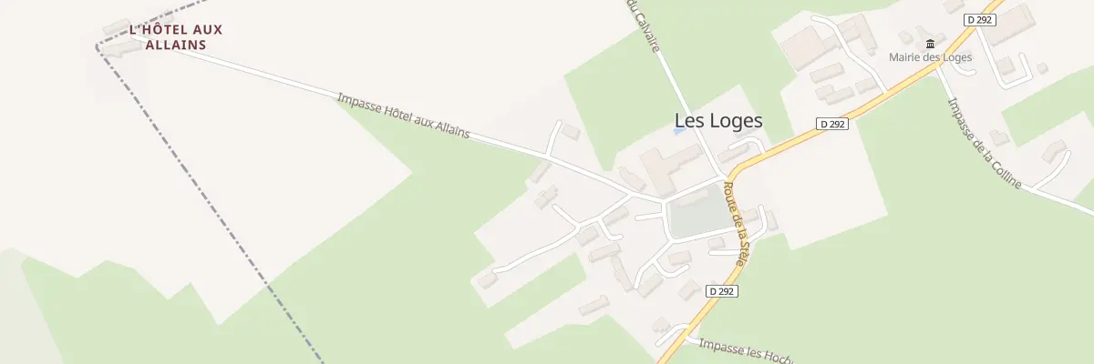 Plan du 5009 Le Bourg aux Loges