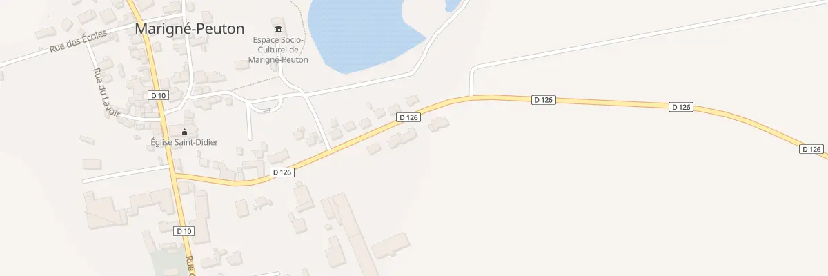 Plan du 12 Rue du Bon Accueil à Marigné-Peuton