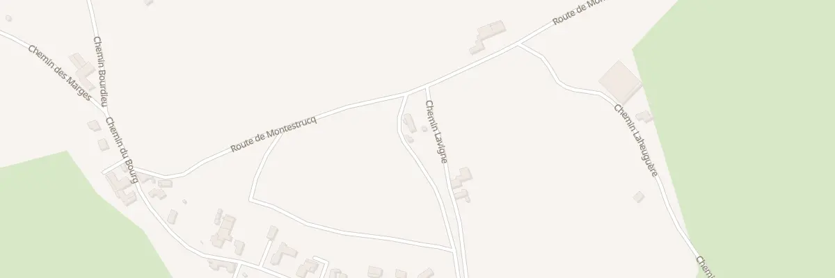 Plan du 2 Che Lavigne à Ozenx-Montestrucq