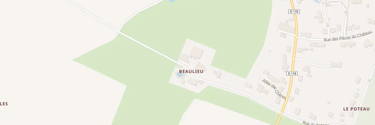 Plan du 6 Rue de Beaulieu à Moragne