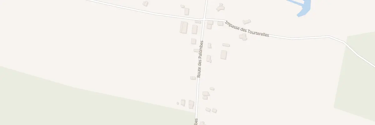 Plan du 500 Rte des Palombes à Carcen-Ponson