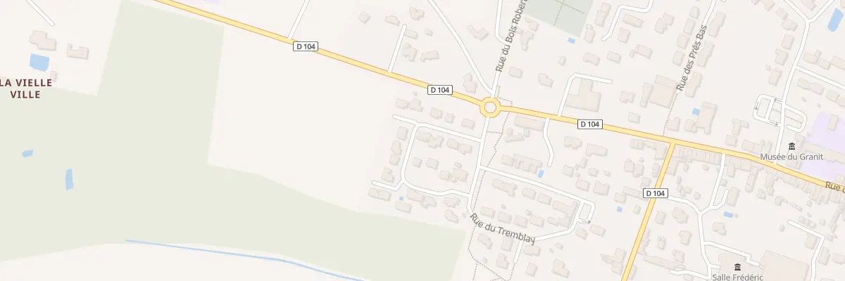 Plan du 7 Rue Maurice Moreau à Bécon-les-Granits