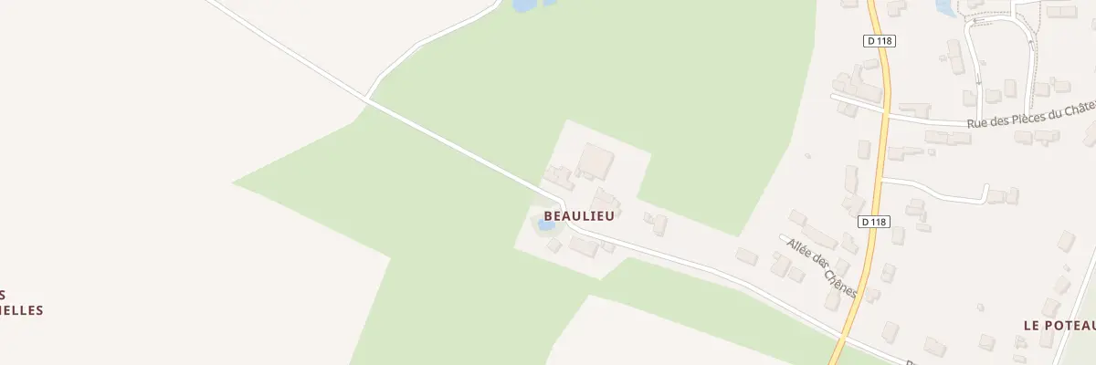 Plan du 8 Rue de Beaulieu à Moragne