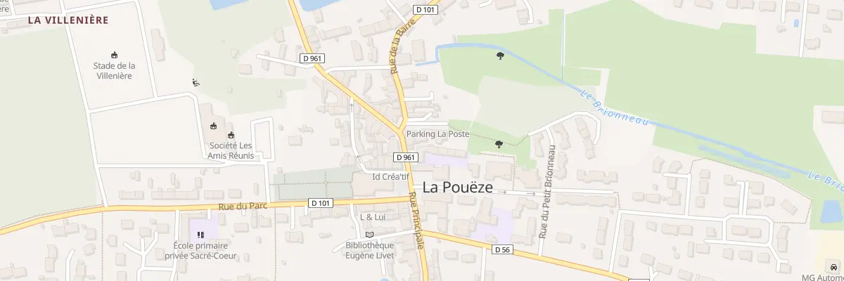Plan du 22 Rue Principale à Erdre-en-Anjou