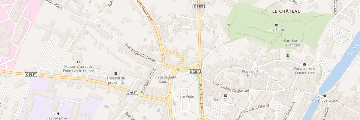 Plan du 5 Rue du bedouard à Fontenay-le-Comte