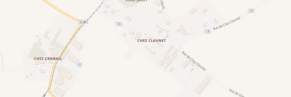 Plan du 11B Rue de Chez Claunet à Épargnes