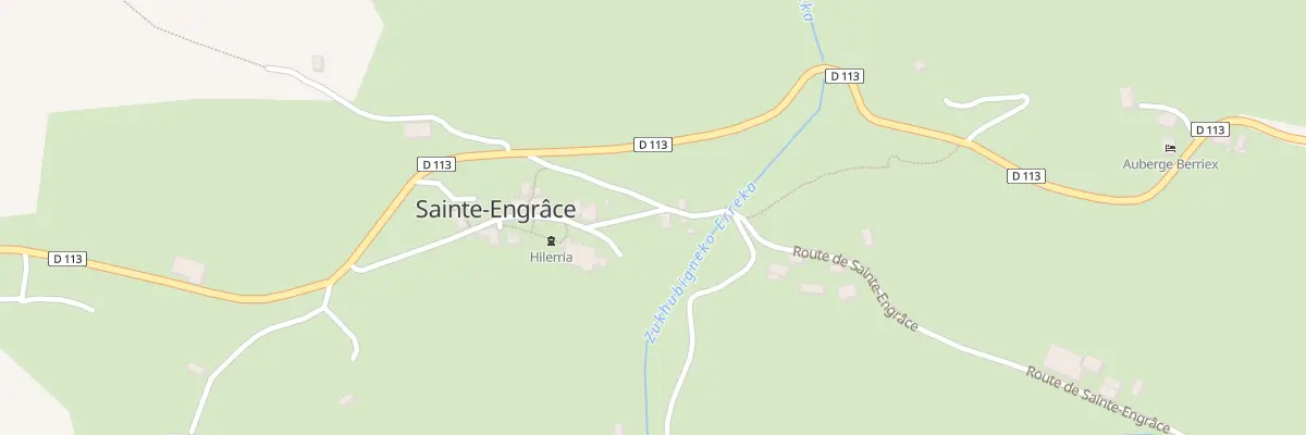 Plan du 5005 Eglise à Sainte-Engrâce
