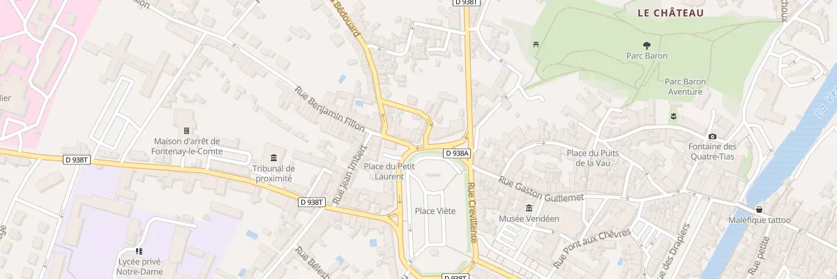 Plan du 1 Rue du bedouard à Fontenay-le-Comte