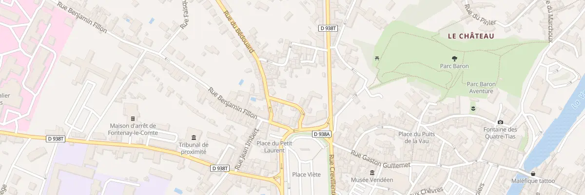 Plan du 8 Rue du bedouard à Fontenay-le-Comte