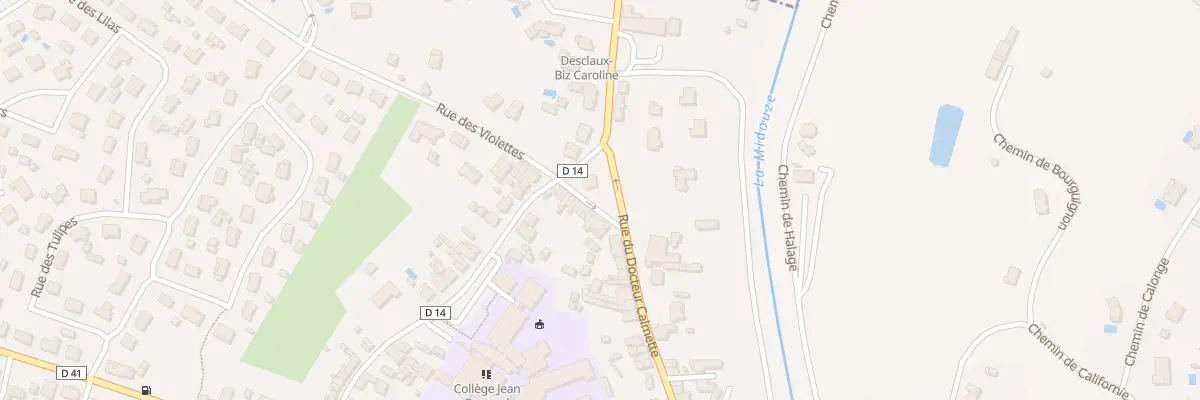 Plan du 213 Rue du Doc Calmette à Tartas