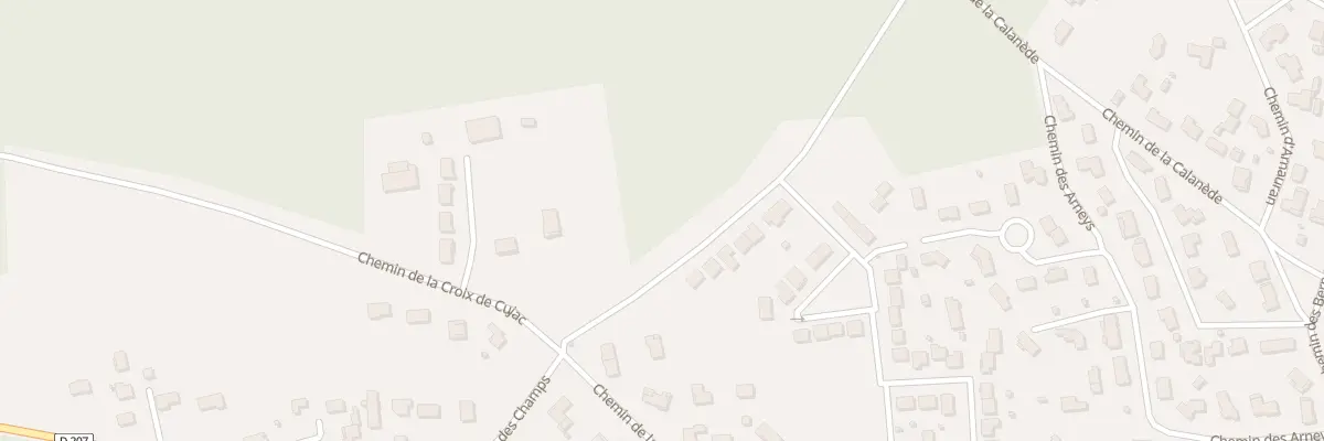 Plan du 26 Che des Champs à Castelnau-de-Médoc