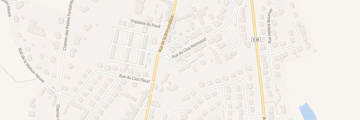 Plan du 1 Rue du Clos Normand à Gorron