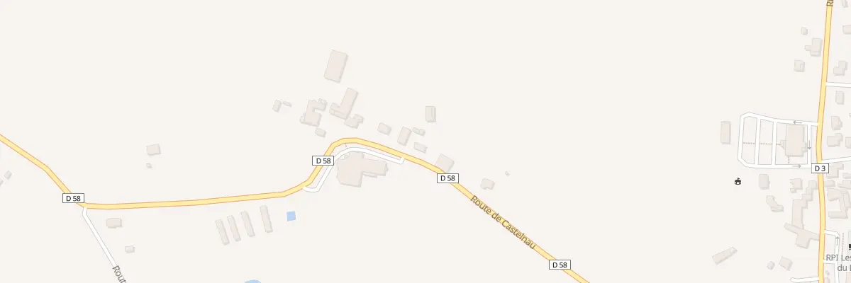 Plan du 200 Rte de Castelnau à Donzacq