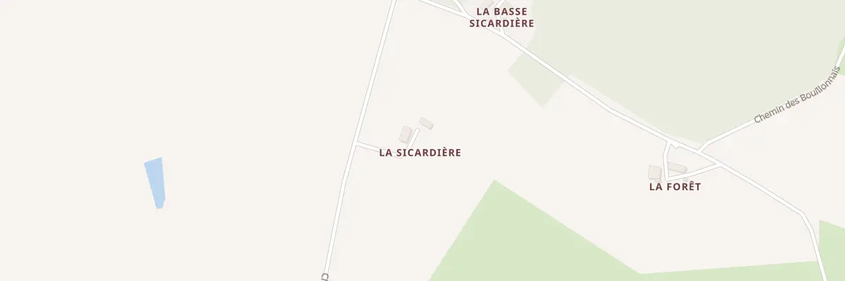 Plan du 5068 La Sicardiere à La Bigottière