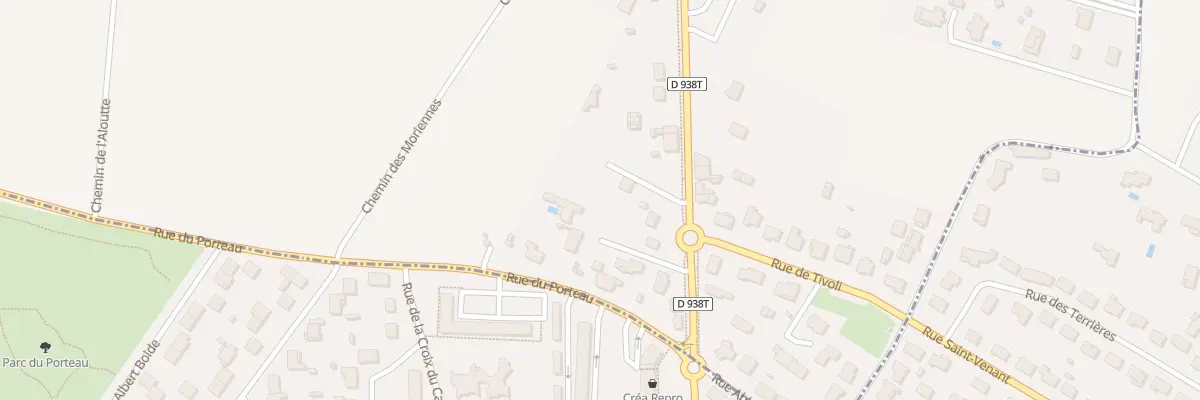 Plan du 128 Rte de Fontenay à Pissotte