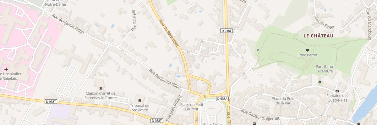 Plan du 16 Rue du bedouard à Fontenay-le-Comte