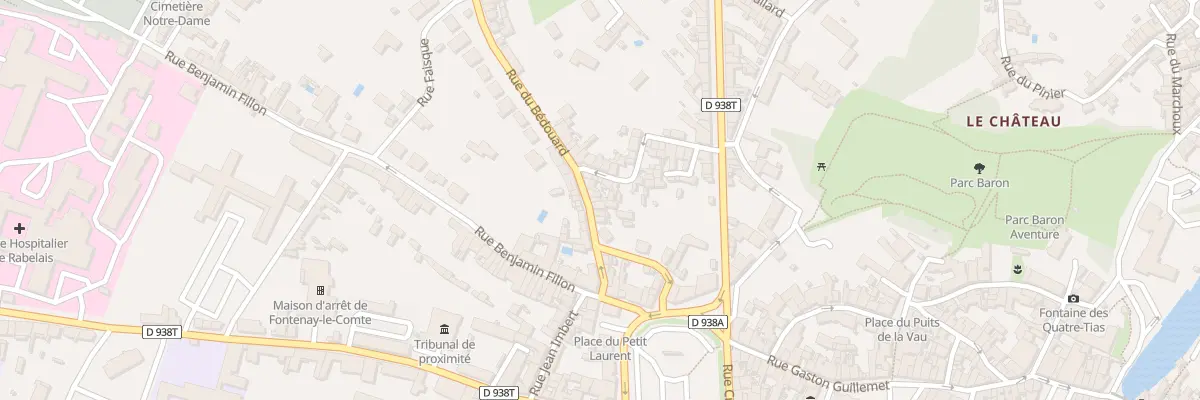 Plan du 18 Rue du bedouard à Fontenay-le-Comte