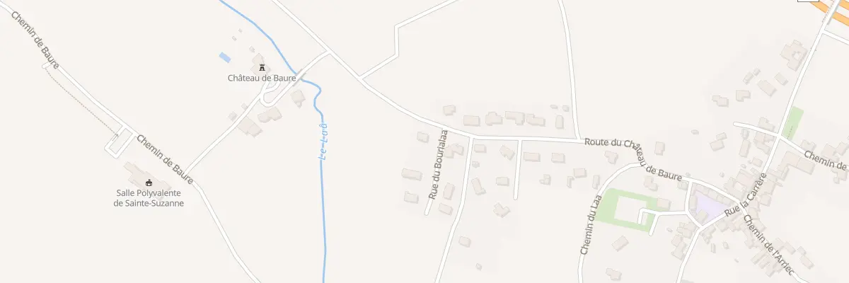 Plan du 431 Che du Chateau De Baure à Orthez