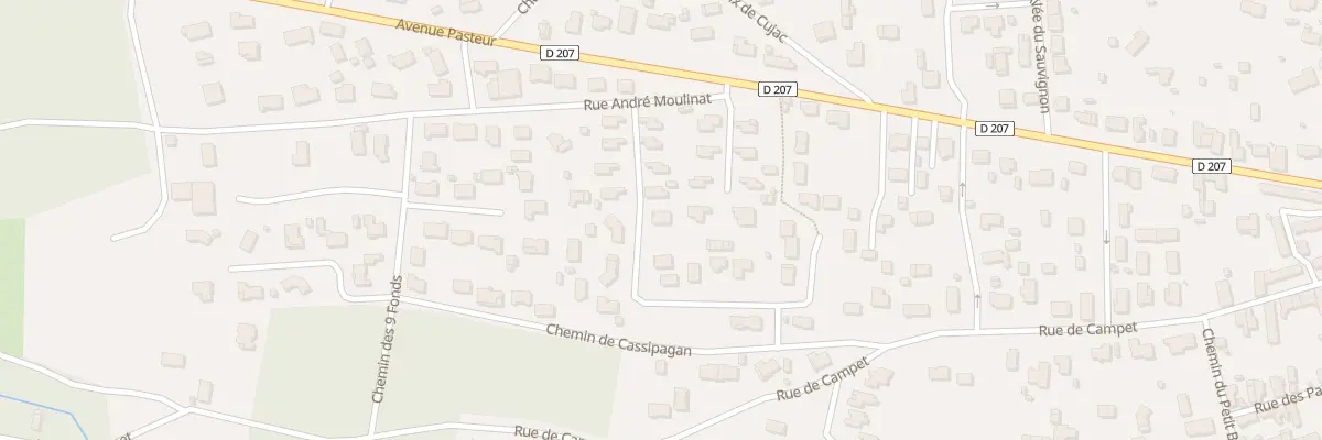 Plan du 10 All de l’Ocean à Castelnau-de-Médoc