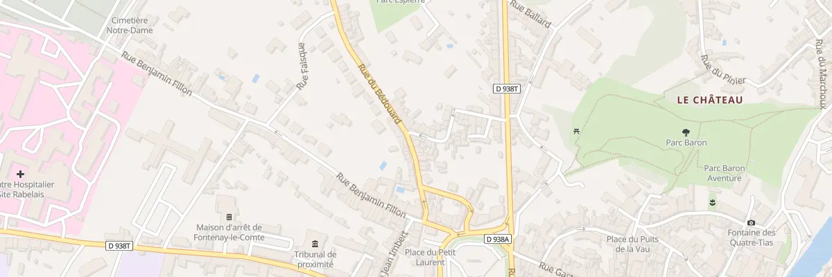 Plan du 24 Rue du bedouard à Fontenay-le-Comte