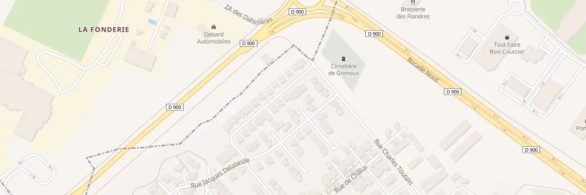 Plan du 20 Rue Desroches Noblecourt à Laval