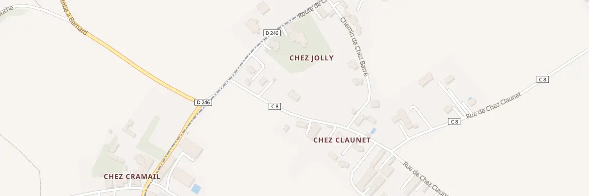 Plan du 4 Rue de Chez Claunet à Épargnes