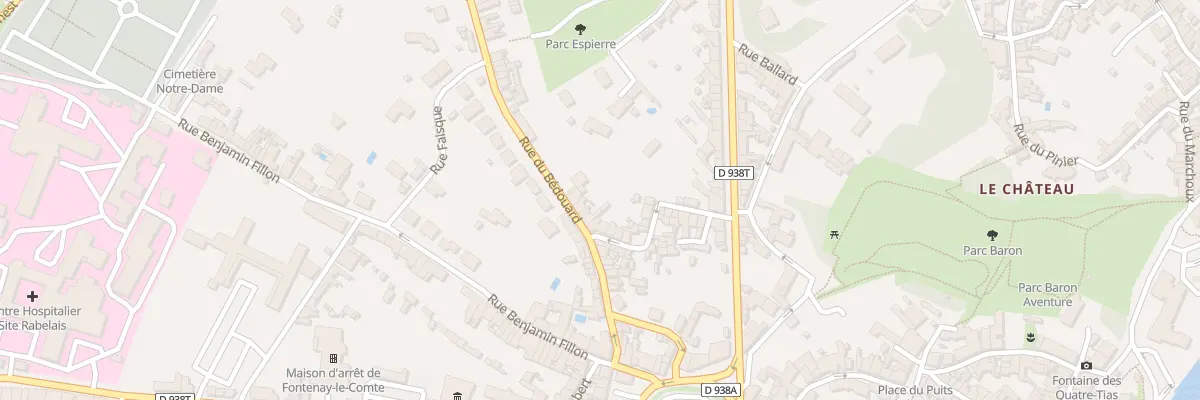 Plan du 30 Rue du bedouard à Fontenay-le-Comte