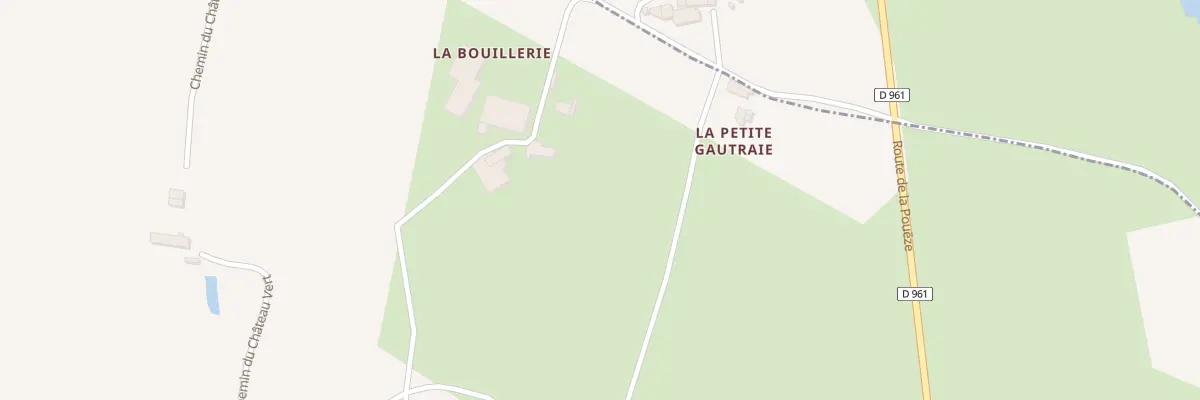 Plan du 401 Imp de la Bouillerie à Bécon-les-Granits