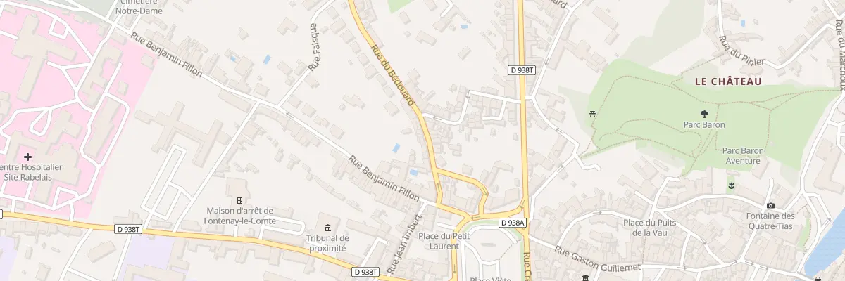 Plan du 21 Rue du bedouard à Fontenay-le-Comte