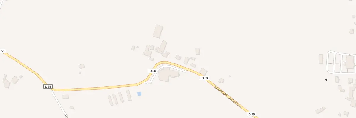 Plan du 236 Rte de Castelnau à Donzacq