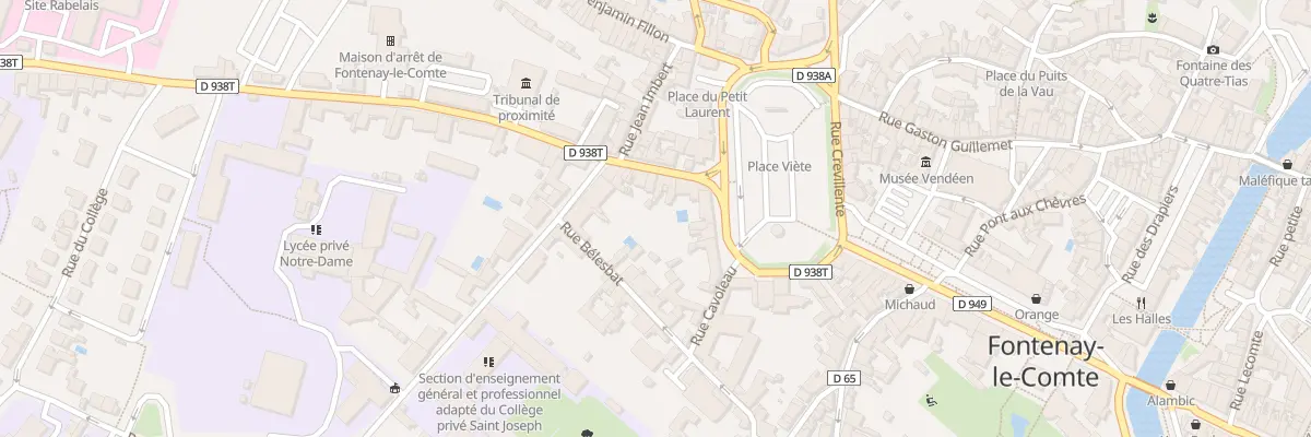 Plan du 5 Rue rabelais à Fontenay-le-Comte