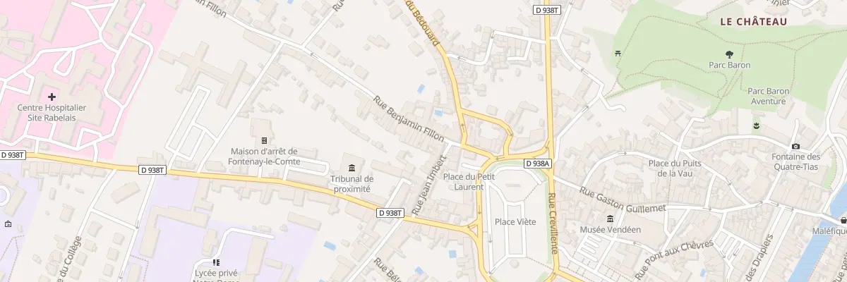 Plan du 9B Rue benjamin fillon à Fontenay-le-Comte
