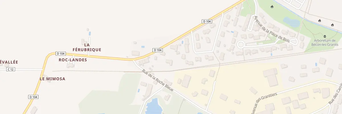 Plan du 591 Rte de Villemoisan à Bécon-les-Granits