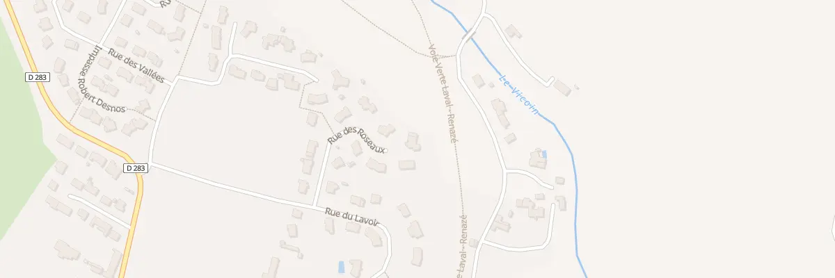 Plan du 12 Rue des Roseaux à Montigné-le-Brillant