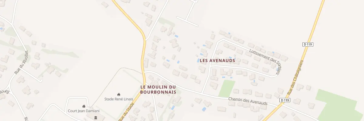 Plan du 7 Che des Avenauds à Corme-Royal
