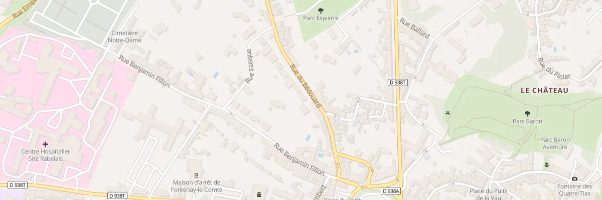 Plan du 35 Rue du bedouard à Fontenay-le-Comte