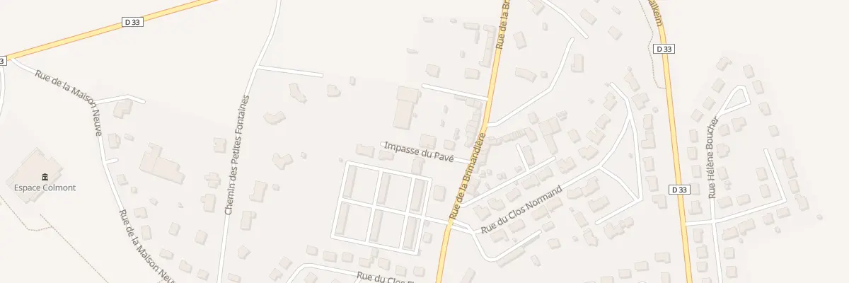 Plan du 4 Imp du Pavé à Gorron