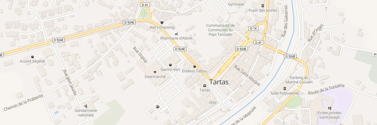 Plan du 67 Rue Victor Hugo à Tartas