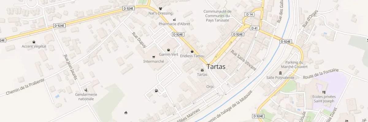 Plan du 49 Rue Victor Hugo à Tartas