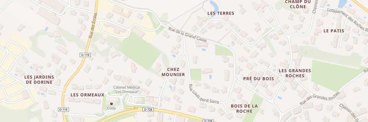 Plan du 5 Rue de Chez Mounier à Corme-Royal