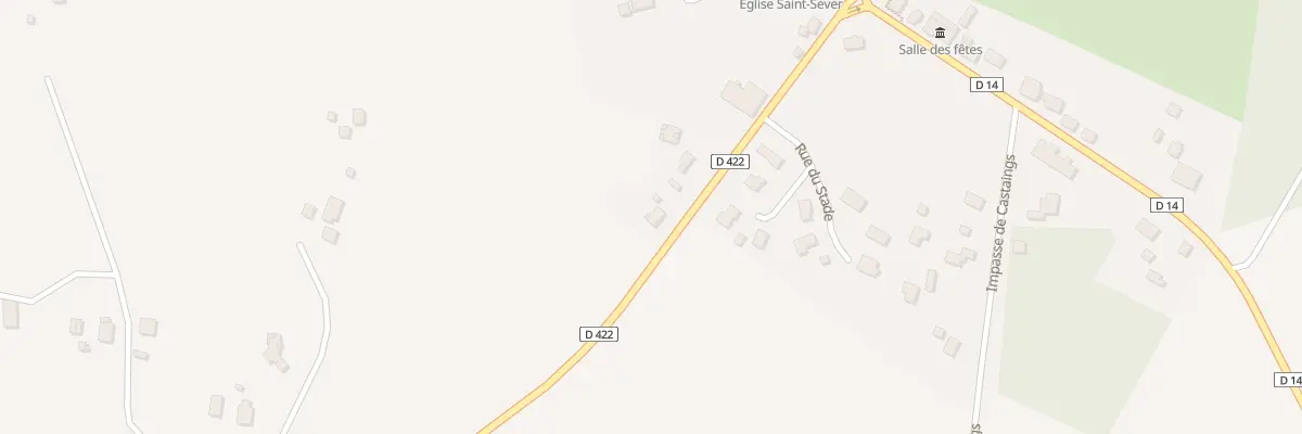 Plan du 232 Rte de Rion-des-landes à Villenave
