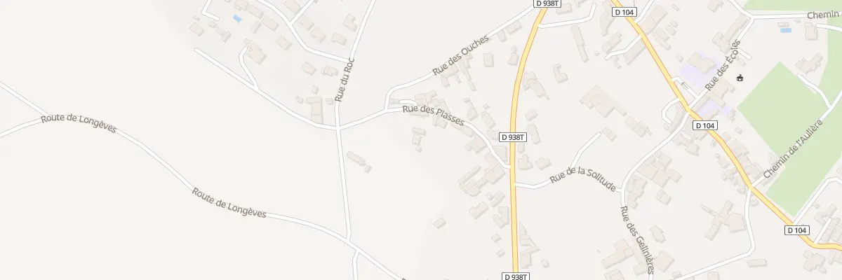 Plan du 19 Rue des piasses à Pissotte