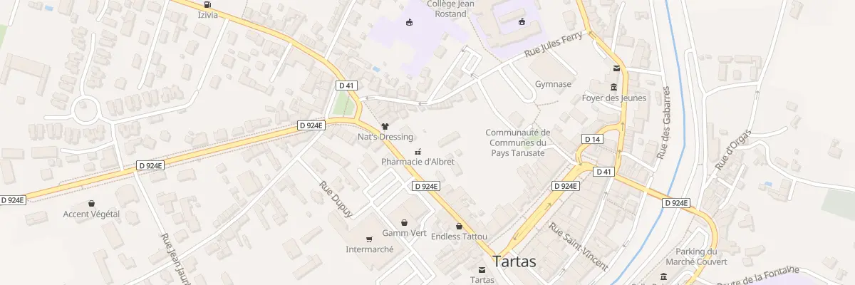 Plan du 148 Rue Victor Hugo à Tartas