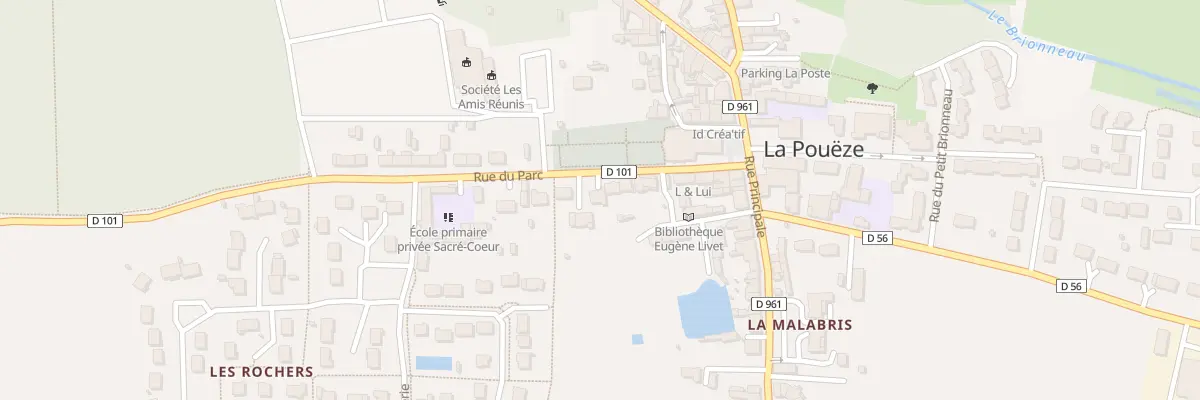 Plan du 15 Rue du Parc à Erdre-en-Anjou