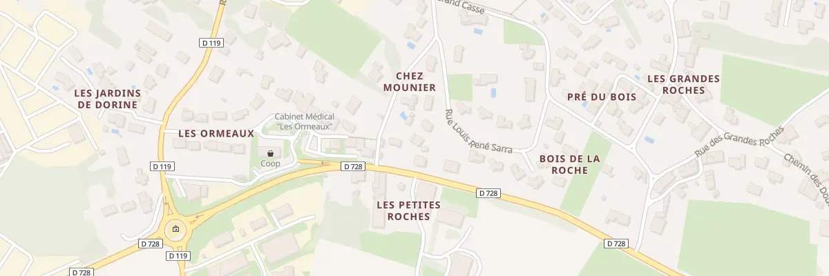 Plan du 15B Rue de Chez Mounier à Corme-Royal