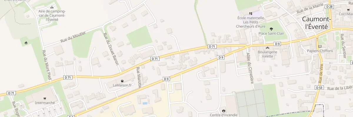 Plan du 8 Rte de Saint Lo (Caumont) à Caumont-sur-Aure
